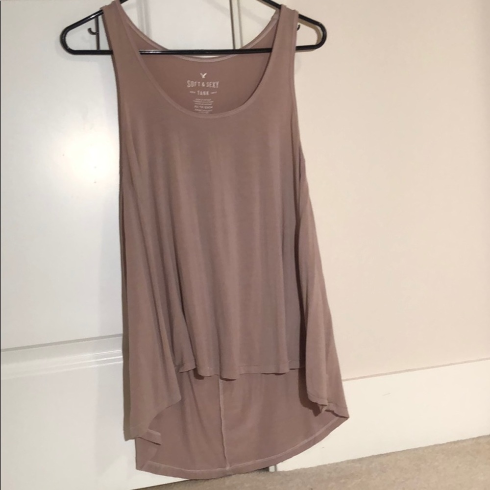 American eagle blush pink tank